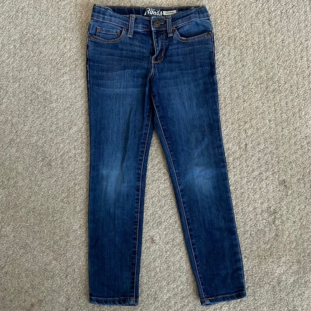 Super skinny faded jeans